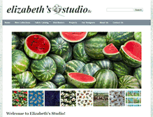 Tablet Screenshot of elizabethsstudio.net
